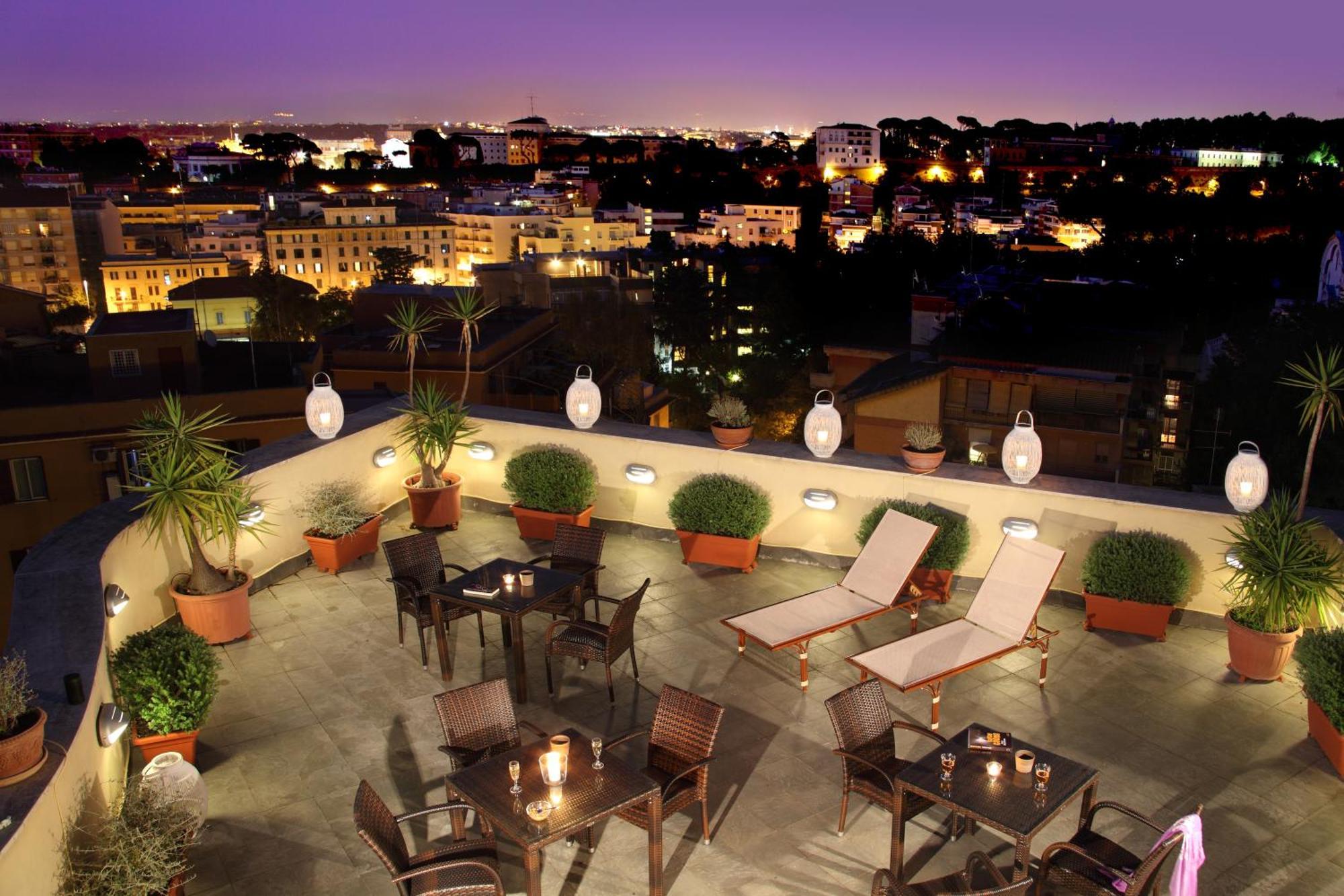 Hotel Alessandrino Řím Restaurace fotografie